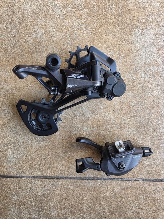 Shimano Deore XT przerzutka manetka kaseta łańcuch
