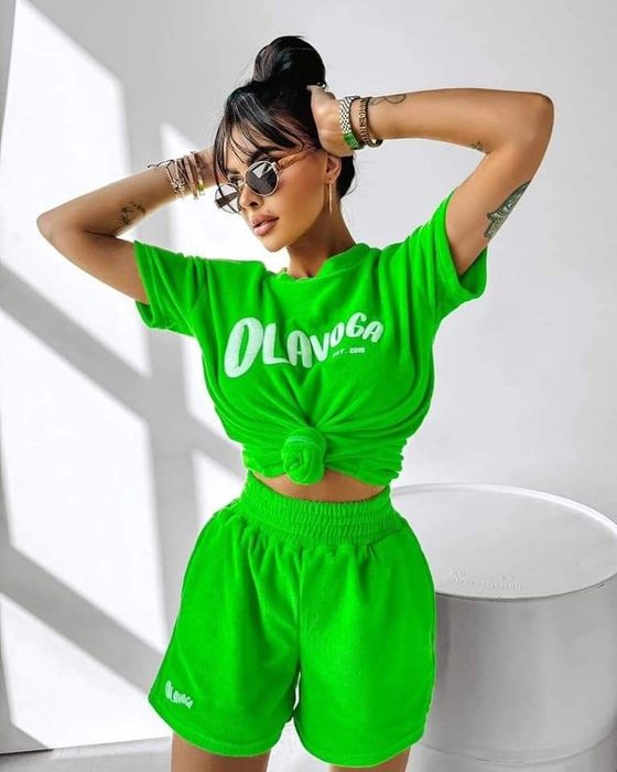 Komplet Olavoga Couture S M zielony