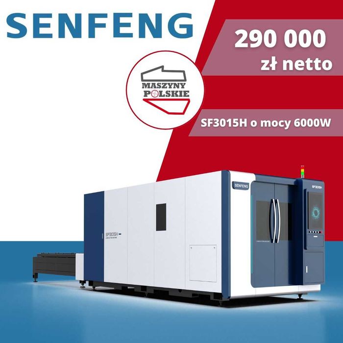 Nowa wycinarka laserowa fiber SF3015H 6000W