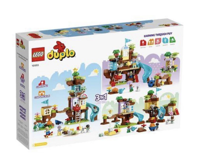 Конструктор LEGO DUPLO 10993 Домик на дереве 3 в 1