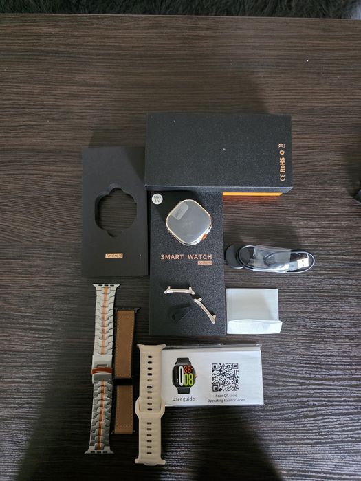 Смарт часы M99 + 4 ремешка / Apple Watch стиль / новые