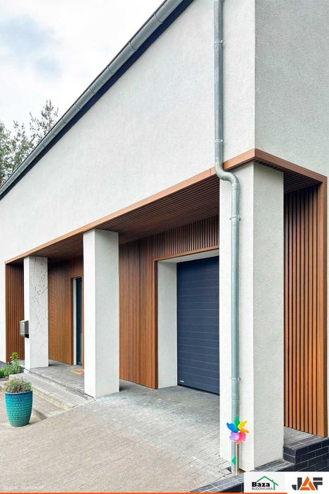 Deska kompozytowa elewacyjna Gardin Black Wall Silver / Cinnamon / Oak