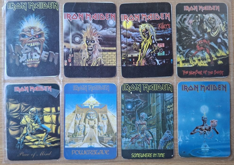 Colecção de calendários dos Iron Maiden