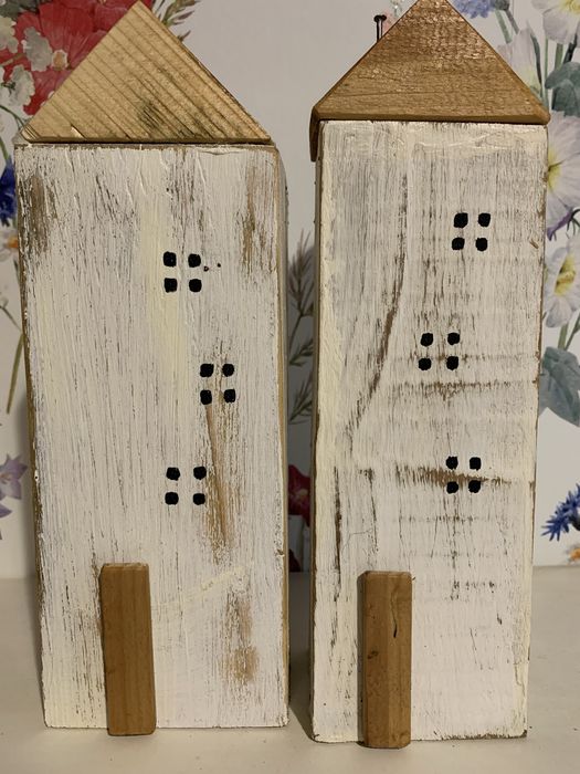 domki drewniane dekoracja handmade skandynawski norweski wystrój