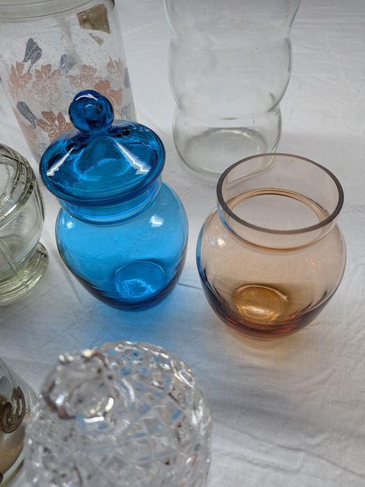 Peças decorativas em vidro
