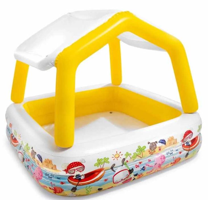 Basen dmuchany dla dzieci z daszkiem INTEX 157x157cm