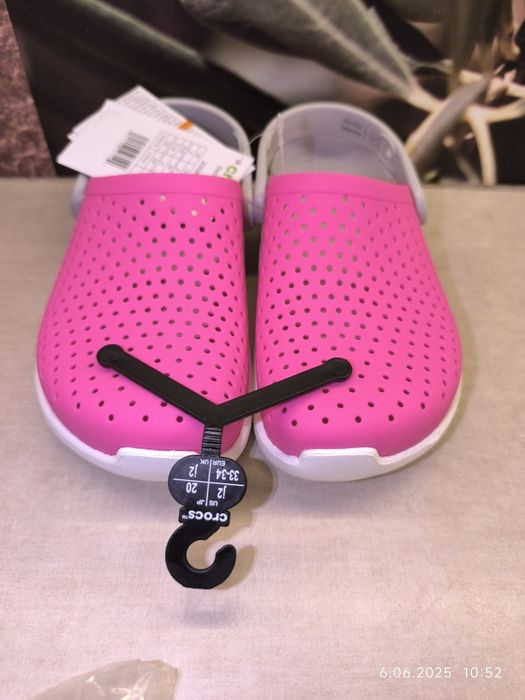 CROCS literide clog sandały rozm.J2(33-34) GRATIS !