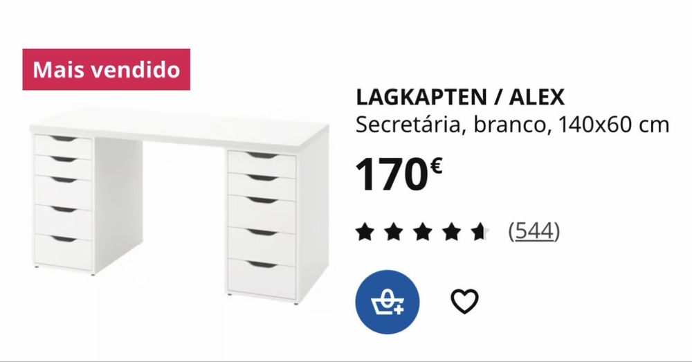 Vendo secretaria ikea
