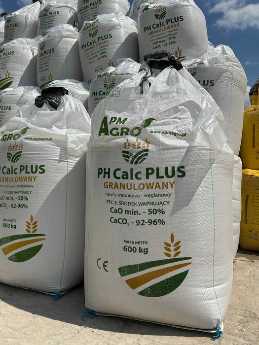 Wysokiej jakości granulowane wapno nawozowe, kreda ! Producent !