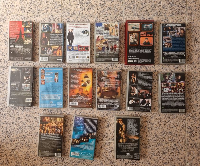 Cassetes VHS Antigas Filmes