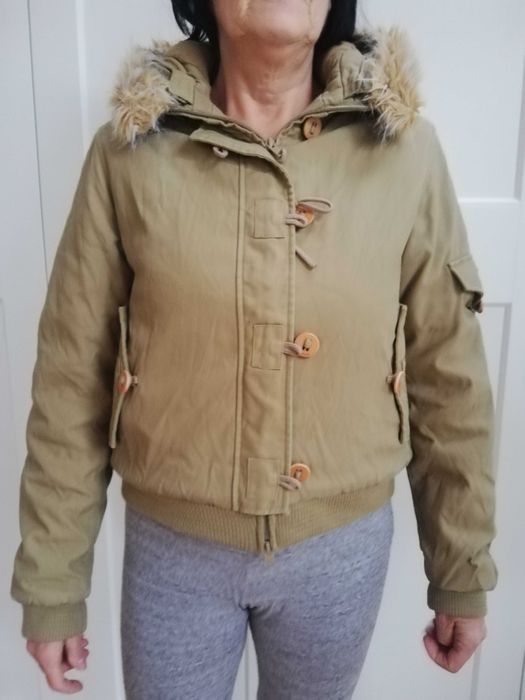 Kurtka vintage Timberland bomberka zimowa