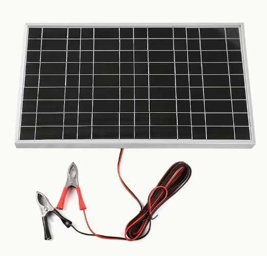 Сонячна панель 15 Вт щоб заряджати акумулятори.