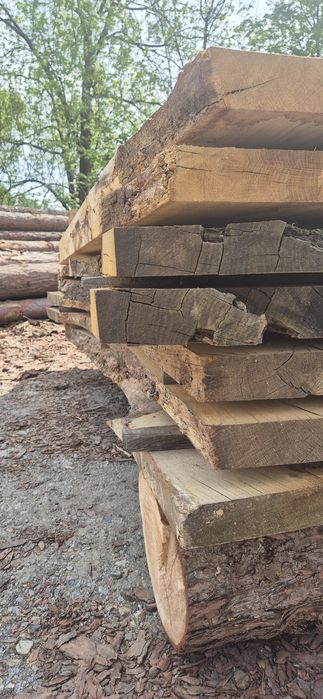 Deski dąb monolit live edge Tarcica dębowa