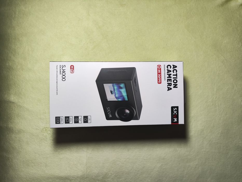 Экшн камера SJCAM SJ4000 Dual Screen 4K | 2 экрана | Wi-Fi