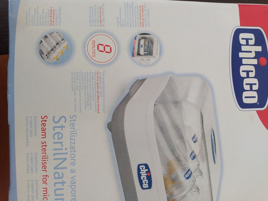 Esterilizador a vapor para microondas