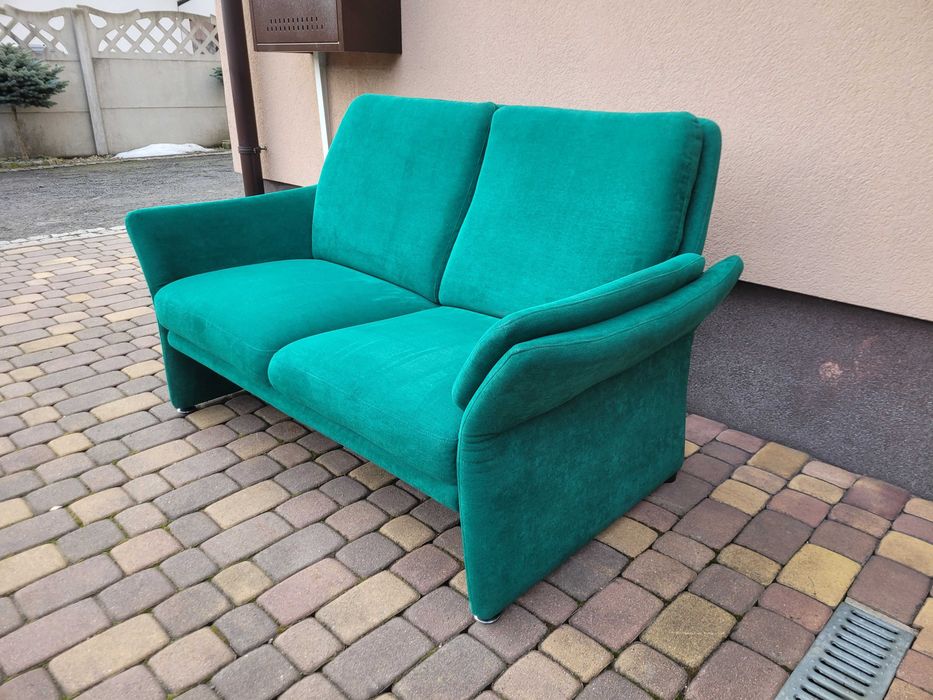 Nowoczesna Sofa Z Funkcją Relaxu Zielona - Transport