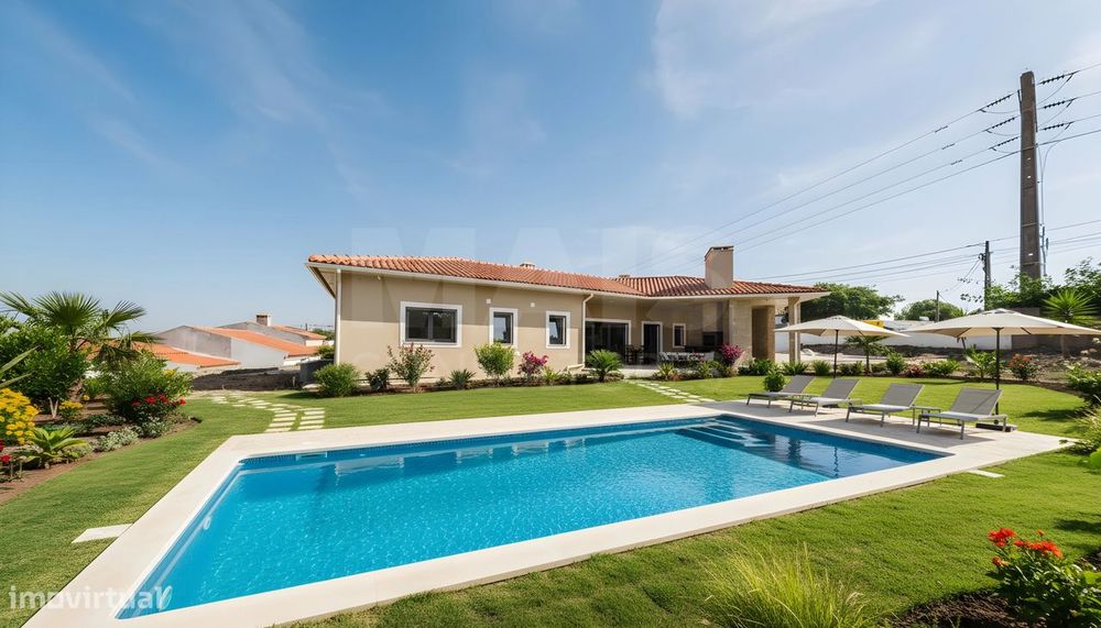 Moradia T3 Moderna, Térrea com Espaço Exterior - Olho Marinho, Óbidos