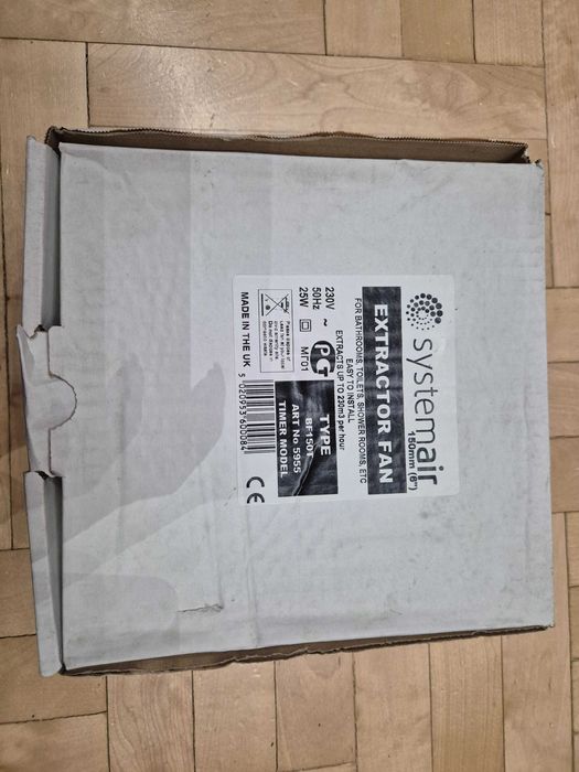 Wentylator łazienkowy System Air BF 150T, NOWY