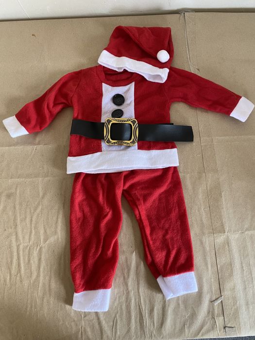 Новорічний дитячий костюм Санта Клаус 4-9 місяців