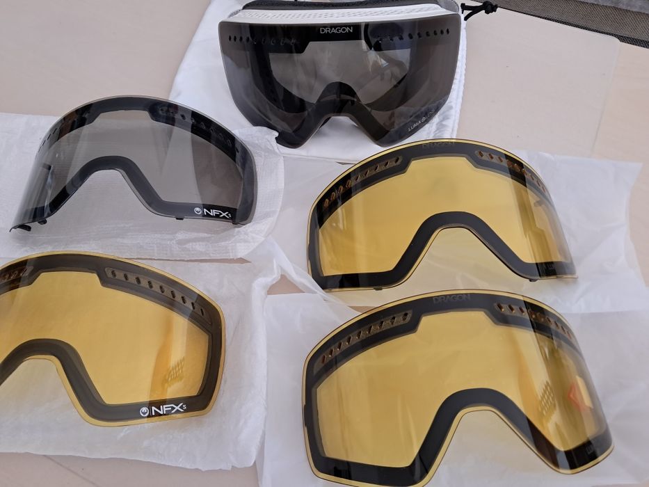 Óculos de neve goggles Ski Snowboard Dragon