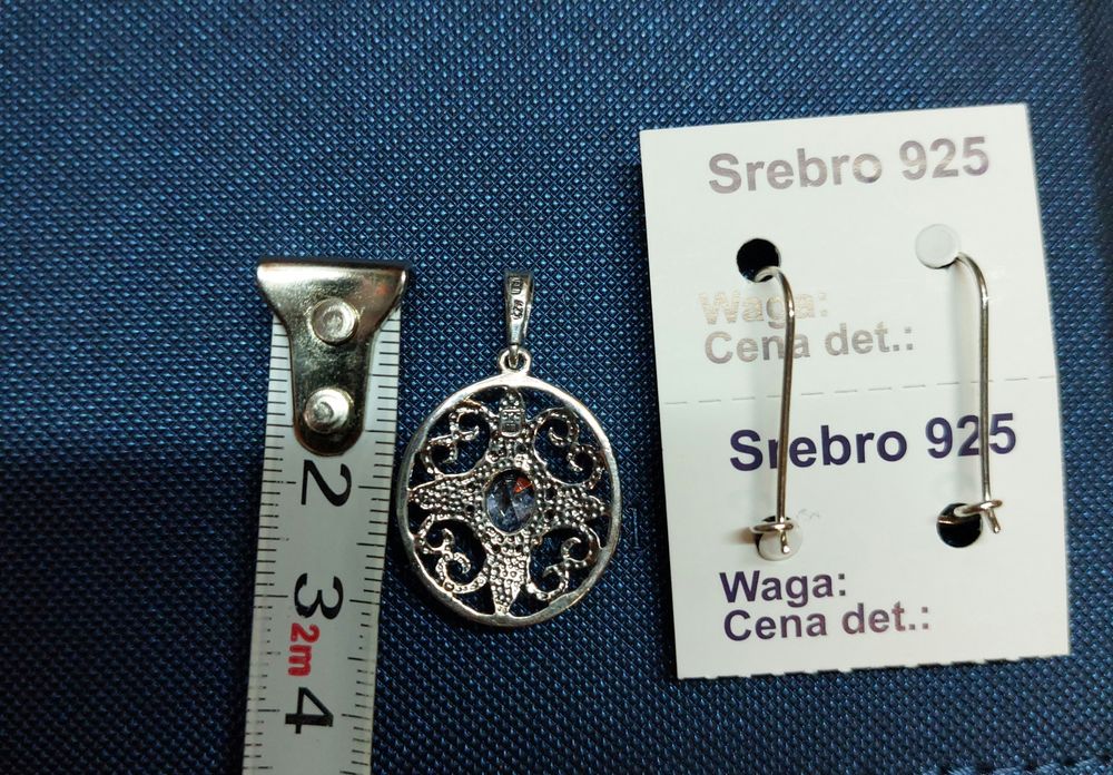 Zestaw Srebrnej Biżuterii z cyrkoniami