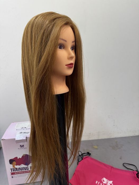 Główka treningowa fryzjerska + akcesoria