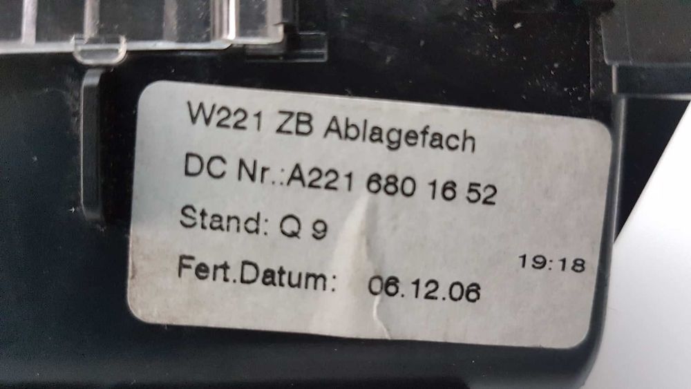 CINZEIRO  MERCEDES CLASE S (W221) BERLINA 320 / 350 CDI 4-MATIC (221.080)