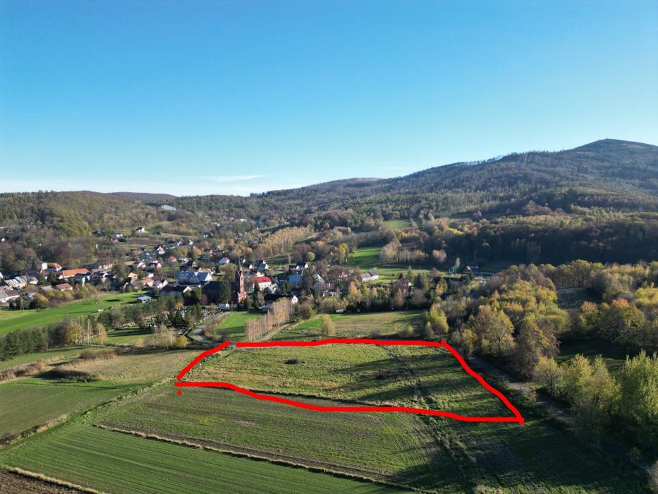 JARNOŁTÓWEK działki budowlane 63 ary.