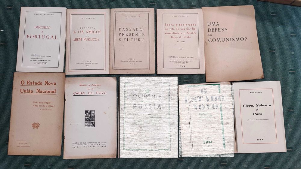 35 Livros e Publicações antigas sobre Politica