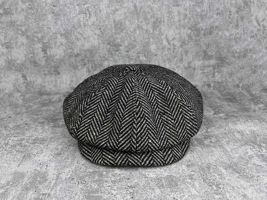 KASZKIET wełniany jodełka czapka bakerboy PEAKY BLINDERS kapelusz