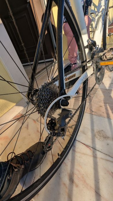 Bicicleta Estrada Carbono "Gios" - Tam M (1.75m) - Como Nova