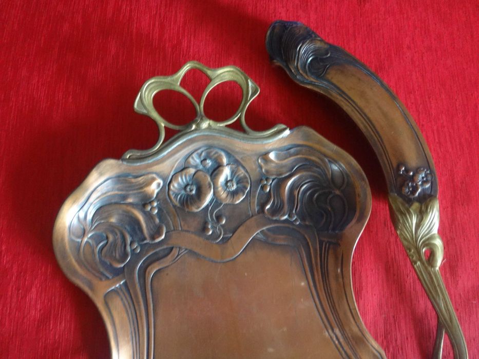 Zestaw do sprzątania  szufelka + zmiotka -  secesja