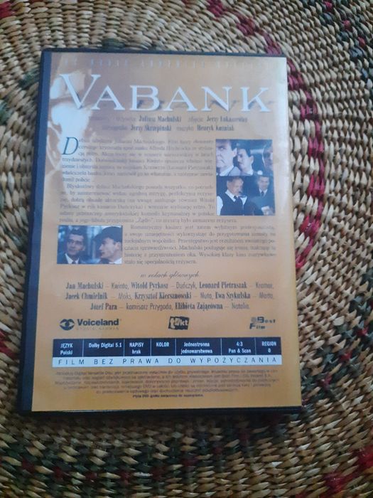 DVD „Vabank” – zestaw dwóch części, bardzo dobry stan