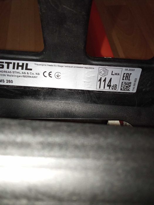 Бензопила штиль Stihl 260 2023 рік як нова збірка Германія
