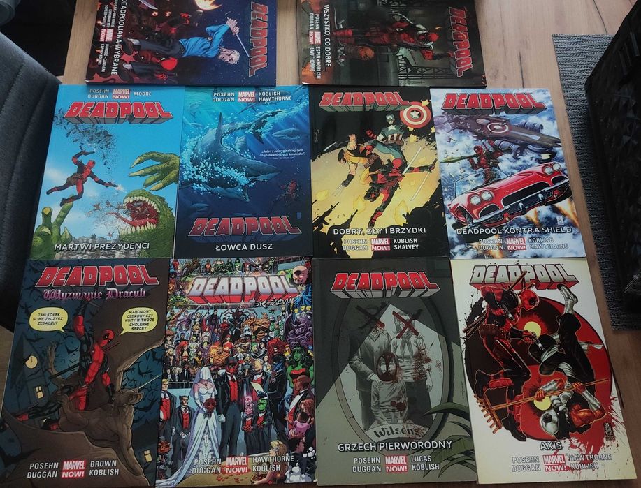 Deadpool Marvel Now Tomy 1-10 komplet
