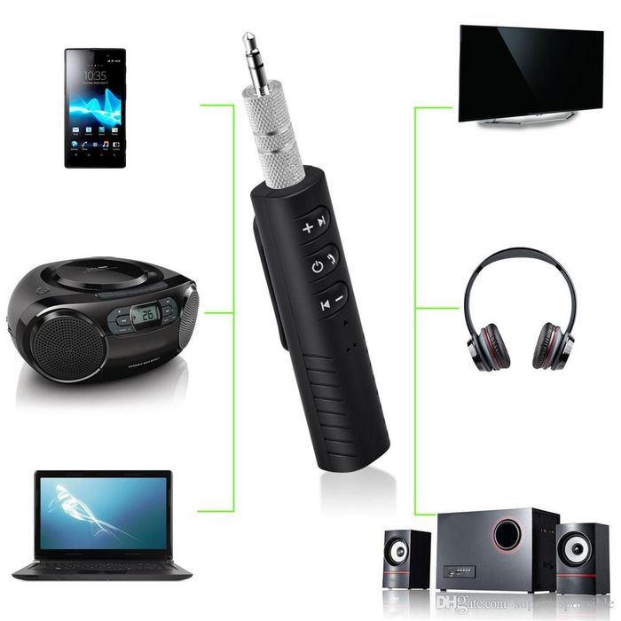 Adaptador jack bluetooth funciona também como alta voz automóvel