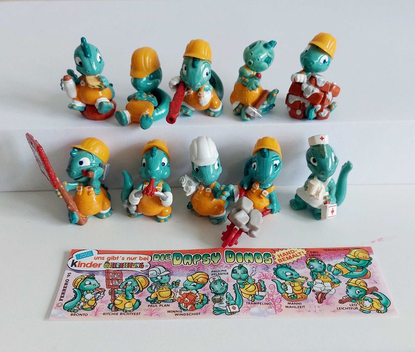 Колекція кіндер фігурки іграшки Діно ДинозавриДіно Динозавр Dino