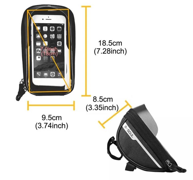 Bolsa telemovel para bicicleta nova