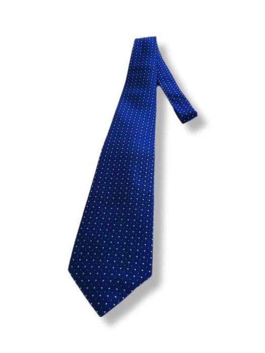 Włoski krawat w kropki ręcznie robiony Ariani 100% silk
