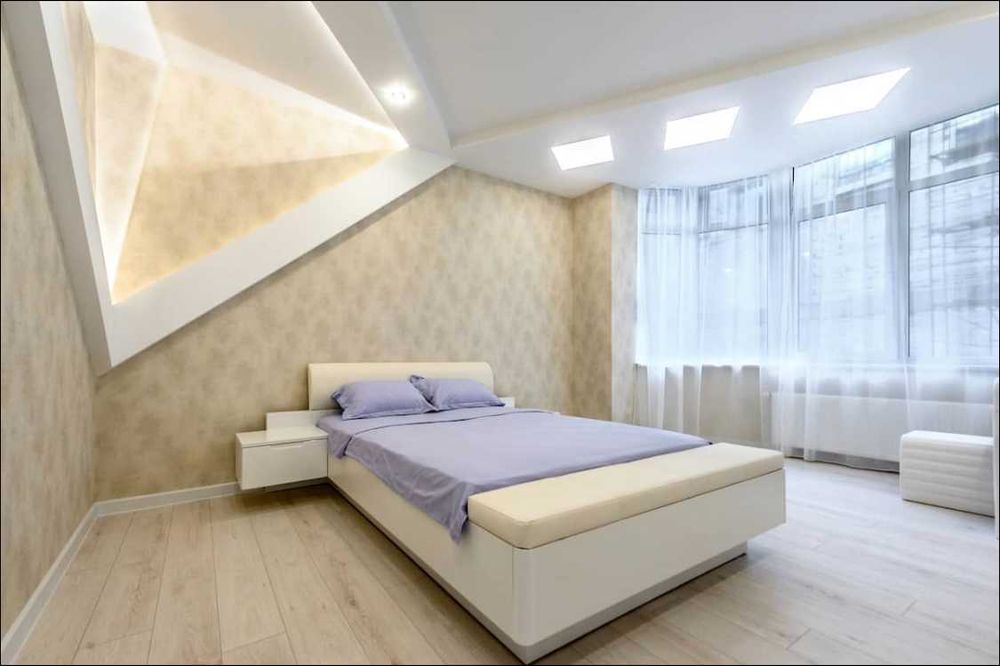 Квартира с двумя спальнями, просторной гостиной