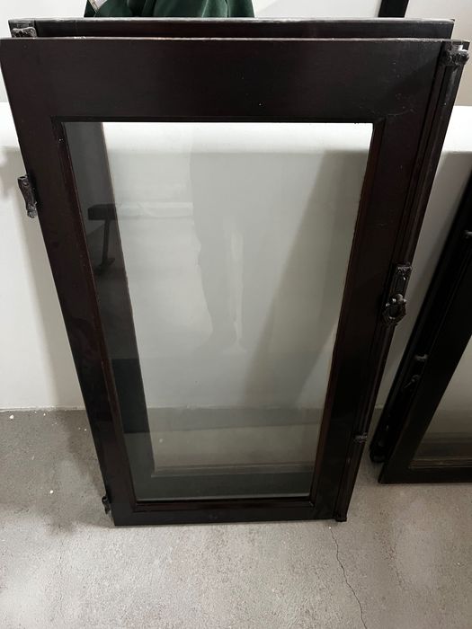 Old windows solid wood in good condition