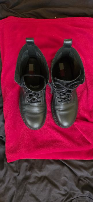 Tommy Jeans TJW Lace Up Leather Boot.