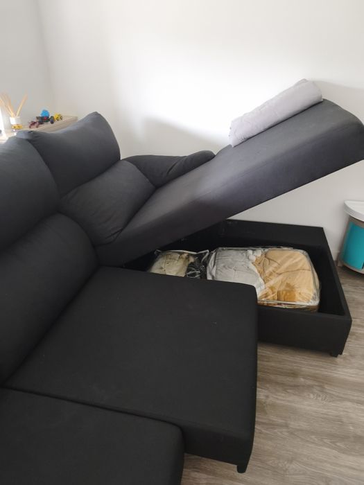 Vendo sofá preto