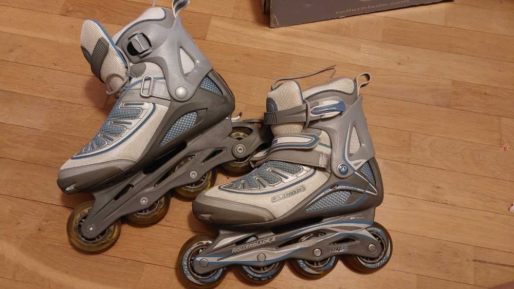 Rolki Rollerblade Zetrablade Damskie 41 + Ochraniacze M, stan igła!