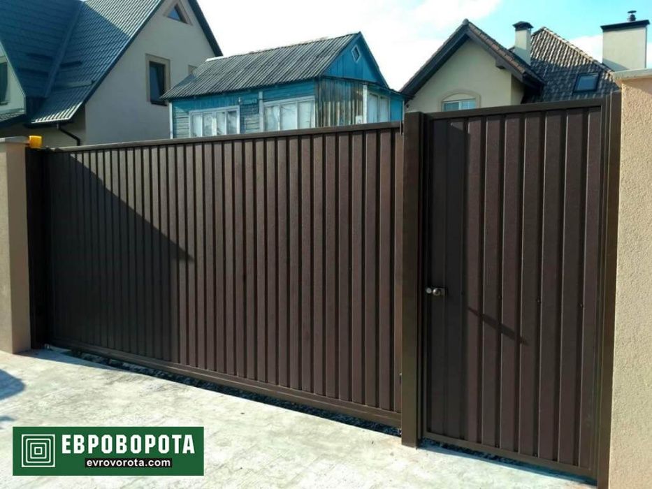 Распродажа склада! Откатные ворота под зашивку Цена 16000 грн!