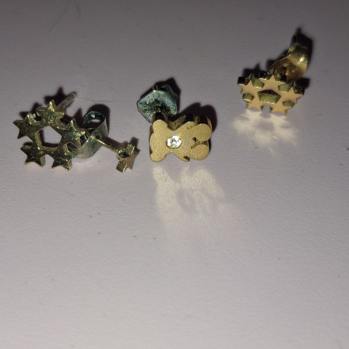 Kolczyki duży zestaw różnych kolczyków tous