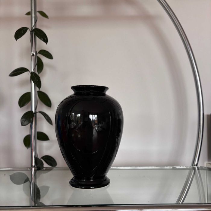 Wazon ceramiczny czarny Waechtersbach, West Germany vintage