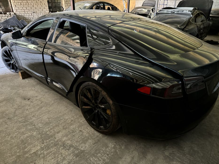 Tesla Model S MS Бампер Капот Крило Фара Телевізор Підсилювач Радіатори Захист Підкрилок весь комплект РОЗБОРКА / ЗАПЧАСТИНИ