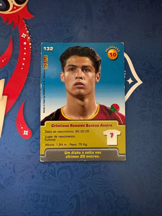 Carta mega craque Cristiano Ronaldo