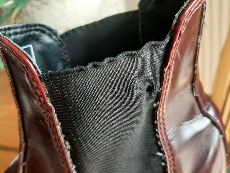 Dr. Martens 39 botki bordowe